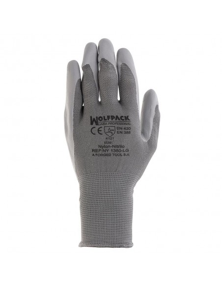 Guante Wolfpack Nitrilo Glovex      7" (Par)