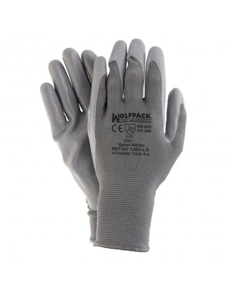 Guante Wolfpack Nitrilo Glovex     9" (Par)