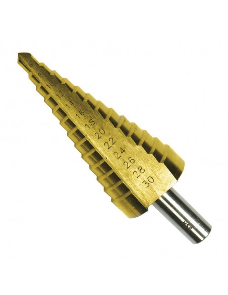 Broca Hss Escalonada Maurer 6 a 30 mm