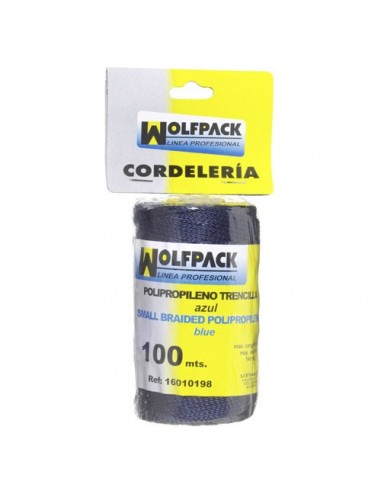 Cuerda Trencilla Polipropileno Azul (Bobina 100 Metros)