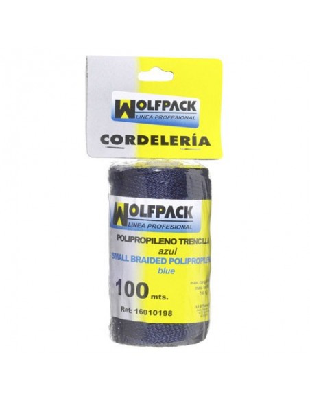 Cuerda Trencilla Polipropileno Azul (Bobina 100 Metros)