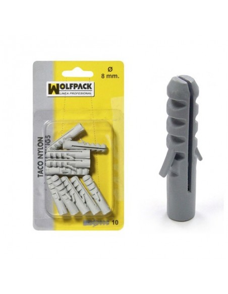 Blister Taco Nylon          5mm  (50 Piezas)