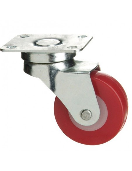 Rueda Poliuretano Placa 60mm