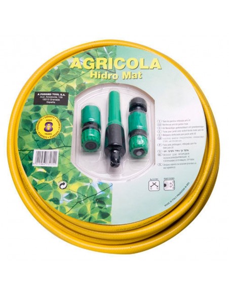 Tubo Amarillo Hidro-mat 15mm Rollo 25mt + Accesorios 2