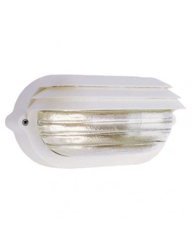 Plafón Papillon Palpebra Oval Blanco