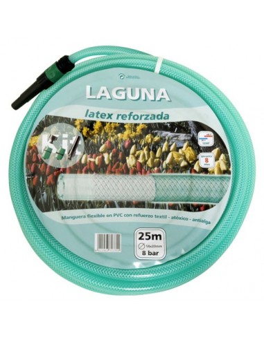 Tubo Latex Papillon Reforzado15mm Rollo 25 m+accesorios