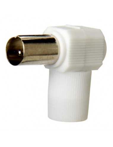 Conector Tv Macho Acodado  9