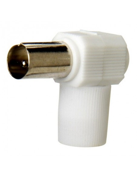 Conector Tv Macho Acodado  9