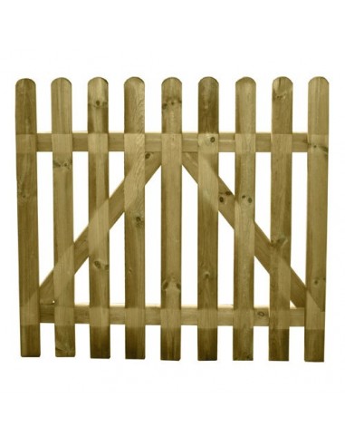 Cancela Jardin Madera Papillon 100x100 cm