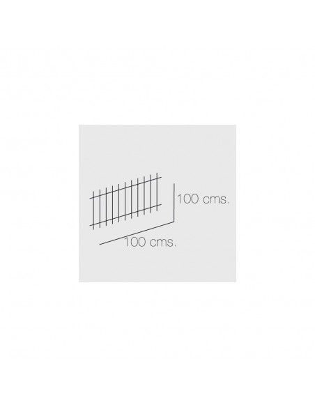 Cancela Jardin Madera Papillon 100x100 cm 2
