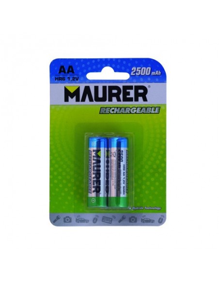 Pila Maurer Recargable Hr-6 (Blister 2 Piezas)