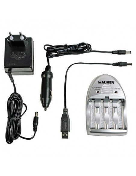 Cargador Pilas Maurer Casa / Coche Lr6 Y Lr3 2