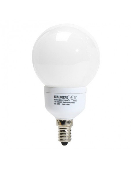 Bombilla Ahorro Globo E14 7w35w Luz Blanca