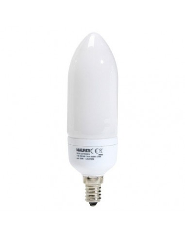 Bombilla Ahorro Vela E14 11w55W Luz Cálida