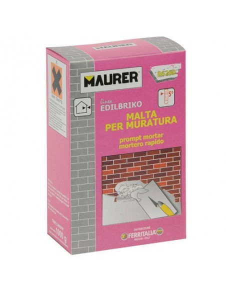 Edil Mortero Rapido Maurer (Caja 1k)