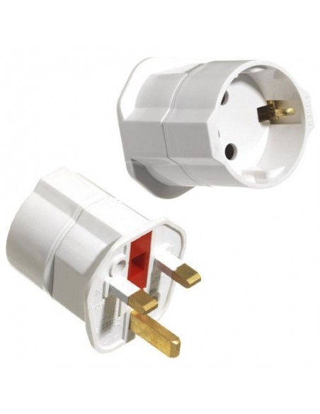 Adaptador Viaje Para Reino Unido 10/16a 250v 2