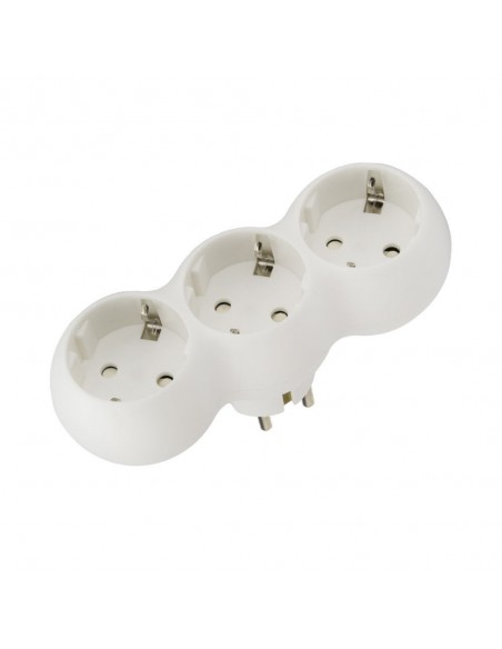Adaptador 3 Tomas 16a 250v Schuko 2