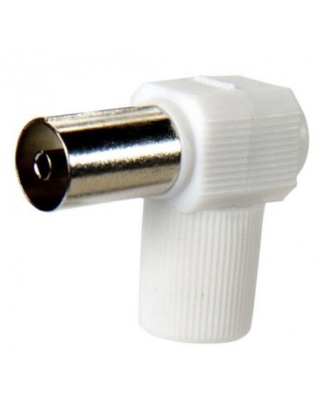 Conector Tv Hembra Acodado 9