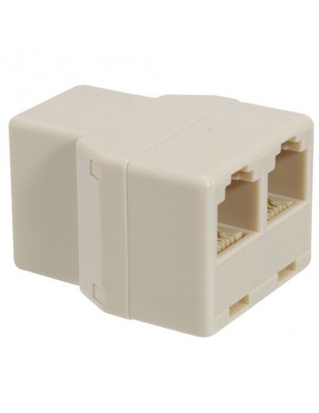 Adaptador Telefono Triple Hembra 2