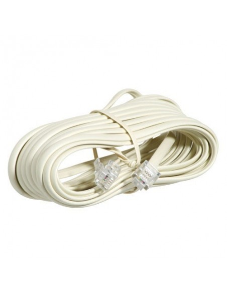 Cable Telefono 8mt - 2 Clavijas-6/4 2