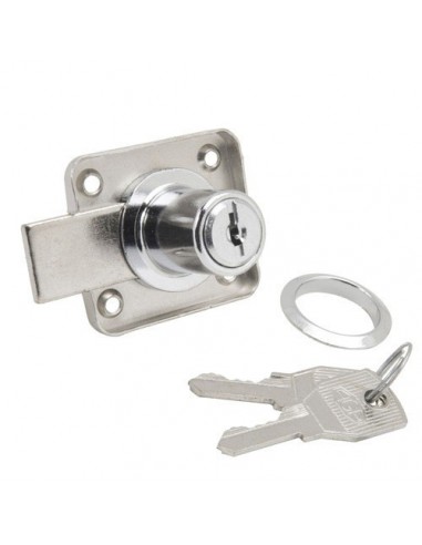 Cerradura Mueble Para Armario 362/25 Cromado