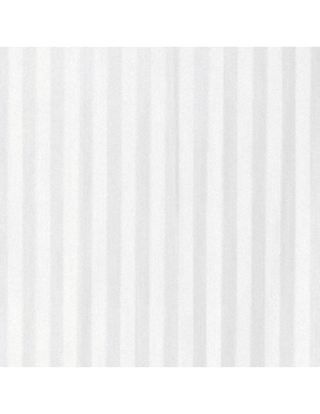Cortina Ducha Tela Rayas Blancas 180x200 cm.