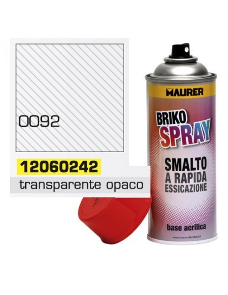 SPRAY MAURER TRANSP.OPACO MATE     400ml