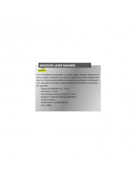 Medidor Laser Maurer 2