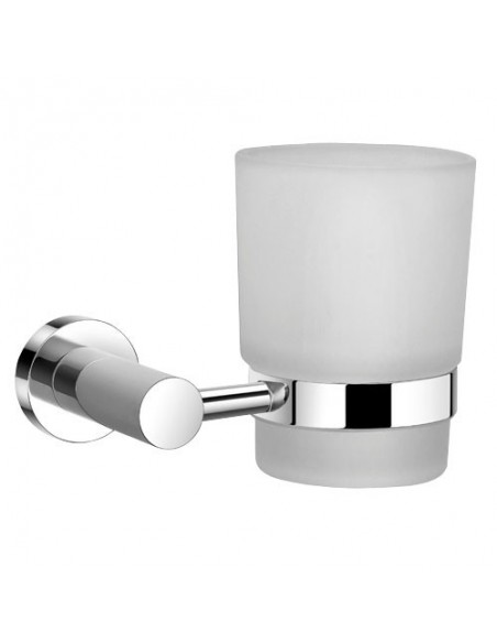 Portavasos Maurer Pared Cristal Frost Inoxidable