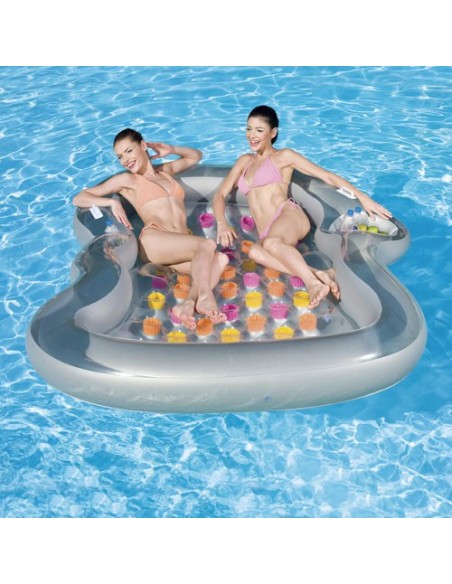 Flotador Colchoneta Doble Deluxe 216x178cm