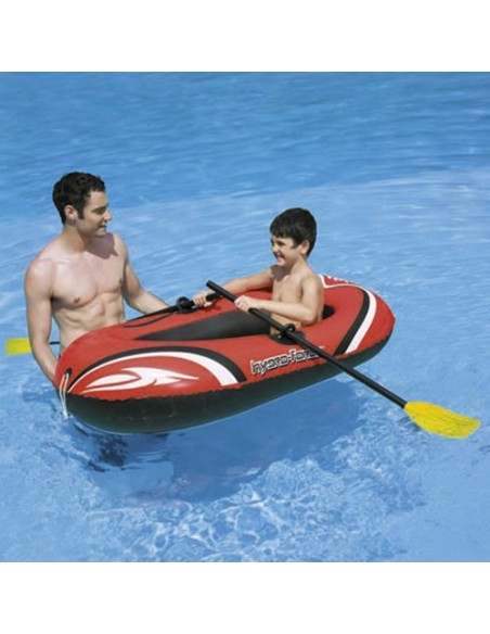 Flotador Barca Inflable 153x97cm Con Remos