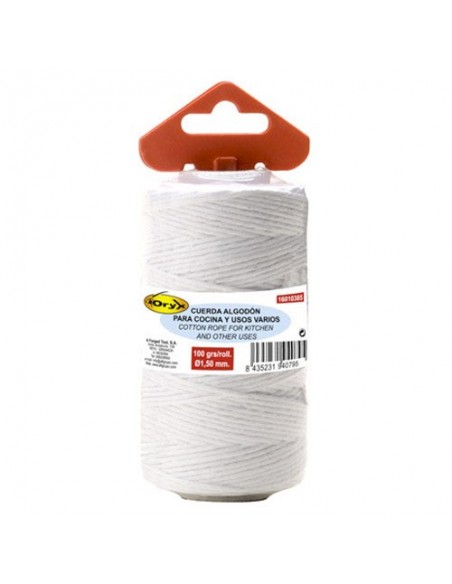 Cuerda Algodón Carnicero 100gr  Rollo Ø1