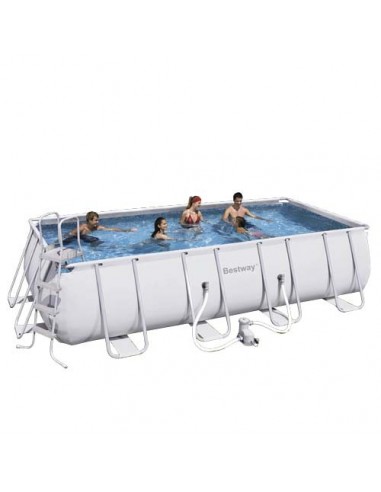 Piscina Rectangular Con Hidrobomba 549x274x122 cm